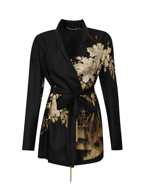 Casacca MSETUNICA in seta stampata MAX MARA STUDIO | 2616191024600003